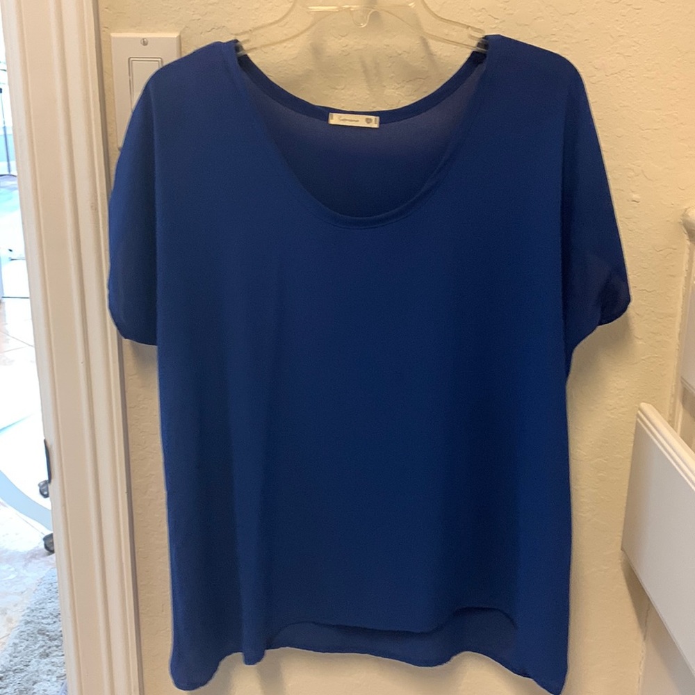 Poly blouse - drapes like silk blouse